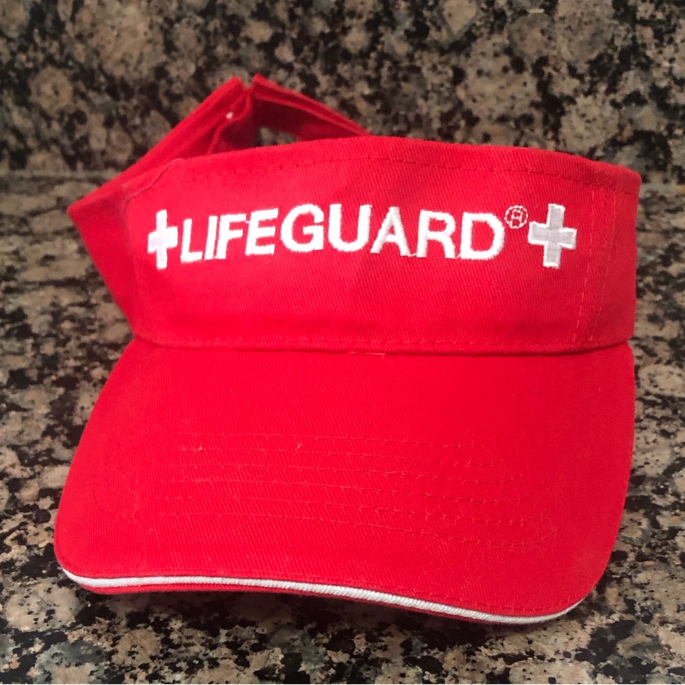 Lifeguard🛟Official Red & white Visor